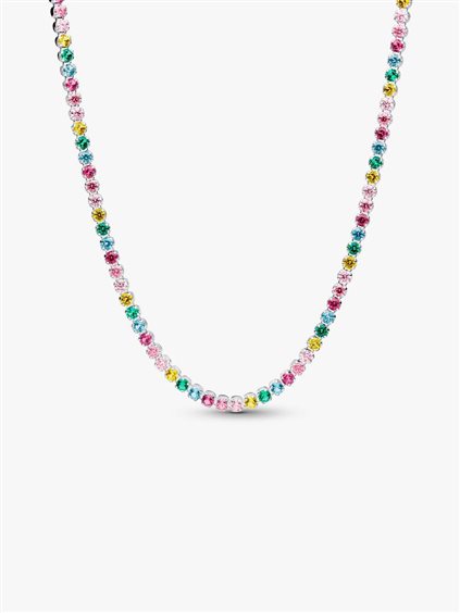 Collana Pandora Donna Classic Stone in Argento Cubic Zirconia 394648C01-40 - 394648C01-40